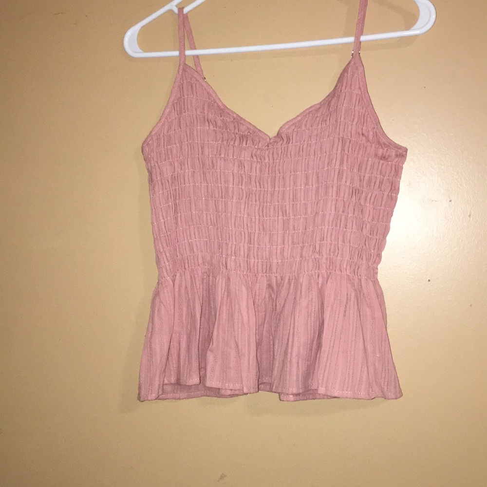 Cropped top with belt shorts